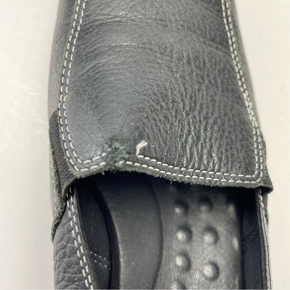 Elite Walking Cradles Black Leather Loafer Style 6M - Picture 2 of 11